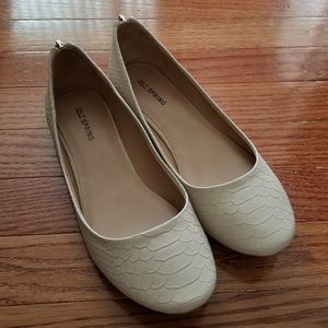 Call It Spring Beige Flats